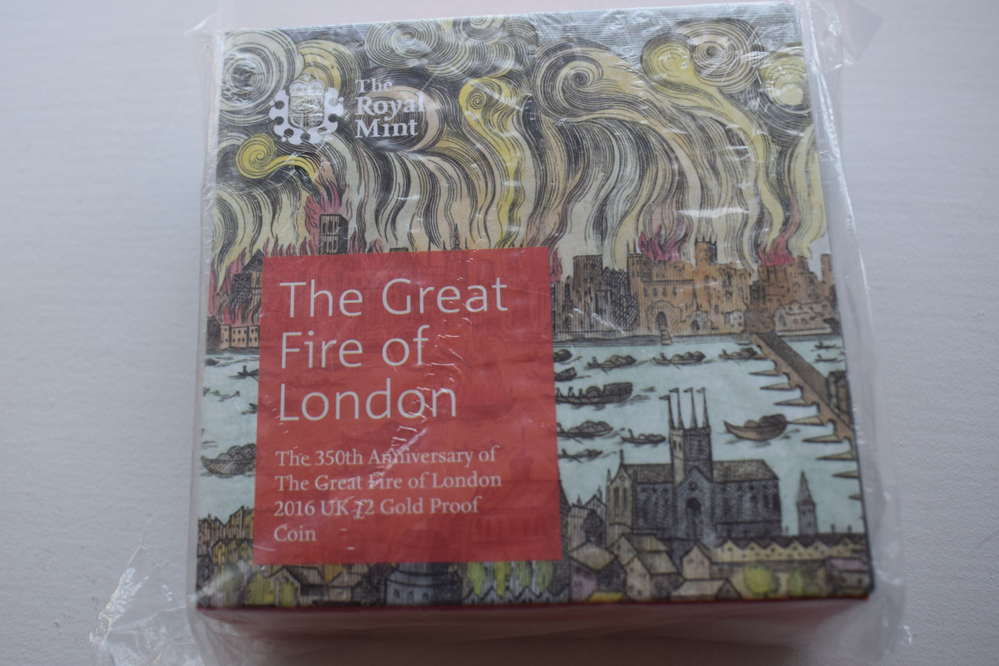 2016 Royal Mint The Great Fire of London £2 Gold Proof Coin