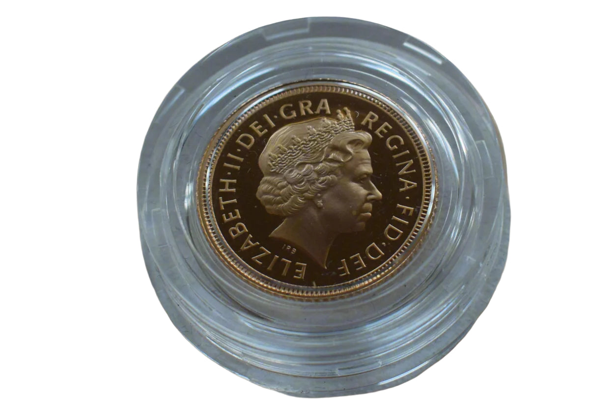 1999 RM George and Dragon Gold Proof Half Sovereign