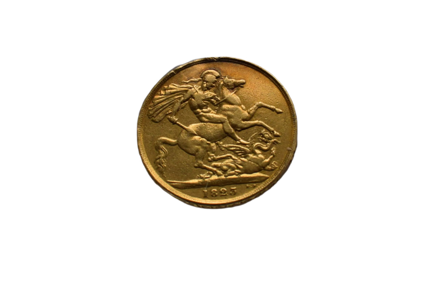 1823 Georgius IIII George & the Dragon Gold Double Sovereign