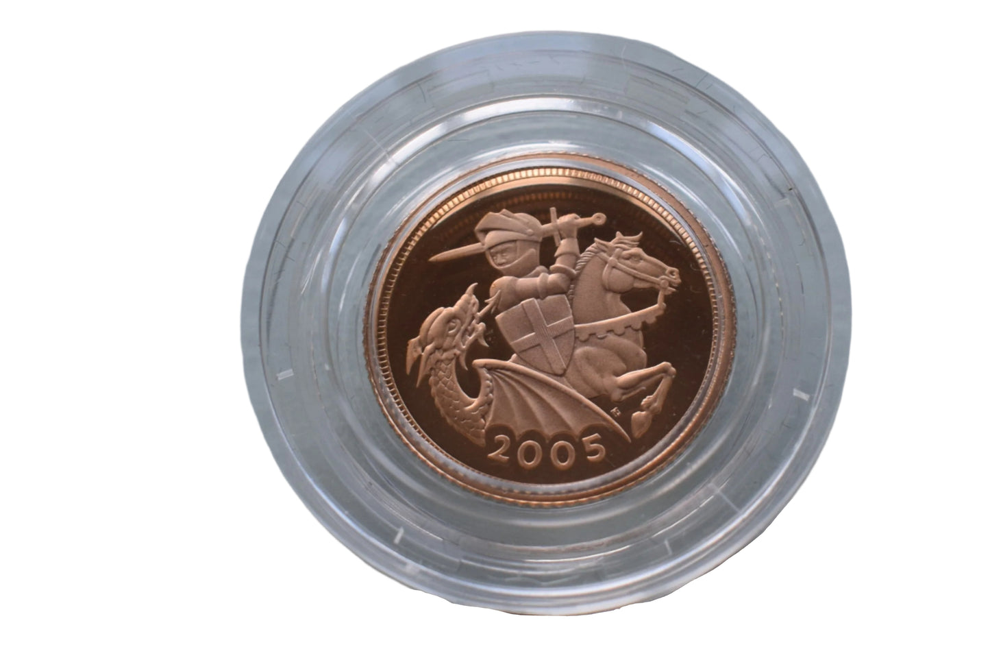 2005 RM George and Dragon Gold Proof Half Sovereign NO BOX NO COA
