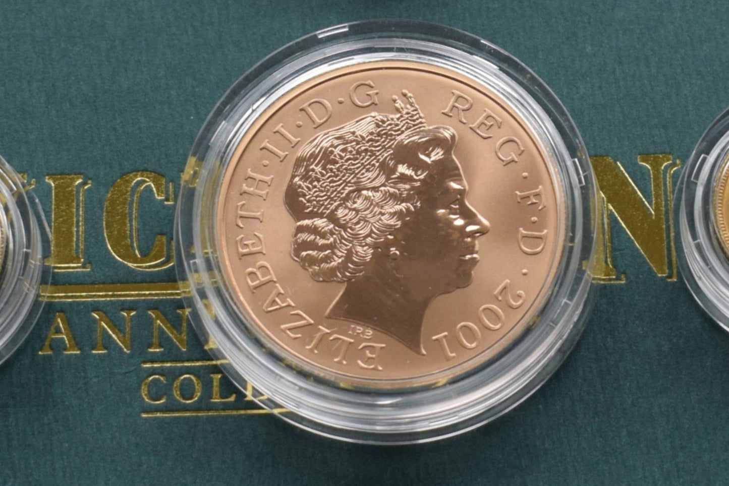 2001 Victorian Anniversary 71.90 g £5 Gold Proof 5 Coin Sov Set