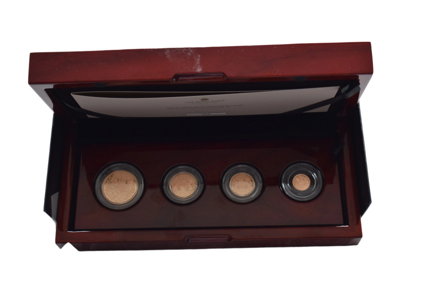 2022 Royal Mint QE II Memorial Gold Proof 4 Coin Sovereign Set