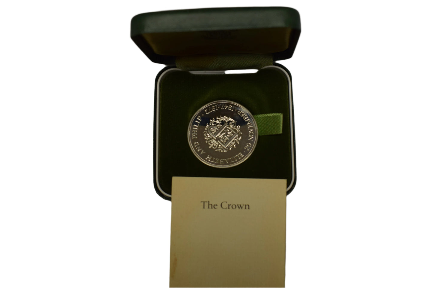 1972 Royal Mint QE II 25th Wedding Anniversary Silver Proof Crown