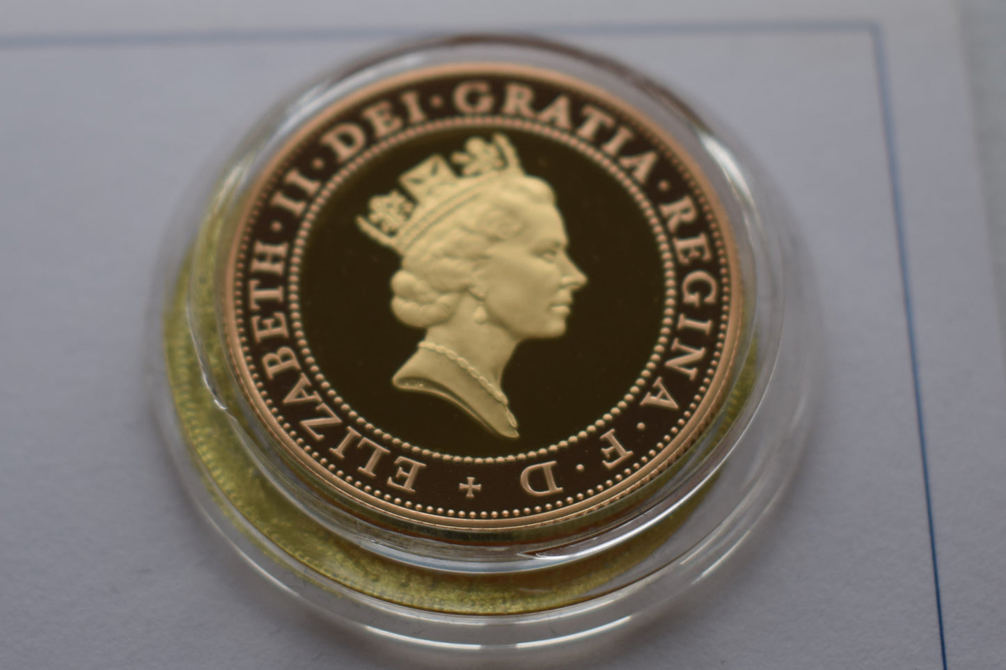 1997 Royal Mint George & Dragon Gold Proof 4 Coin Sovereign Set