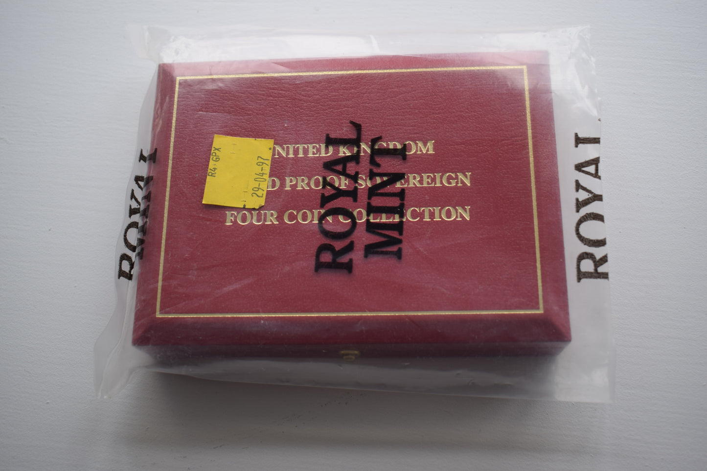 1997 Royal Mint George & Dragon Gold Proof 4 Coin Sovereign Set