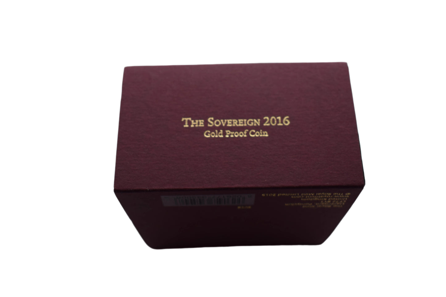 2016 RM QE II JAMES BUTLER Gold Proof Sovereign