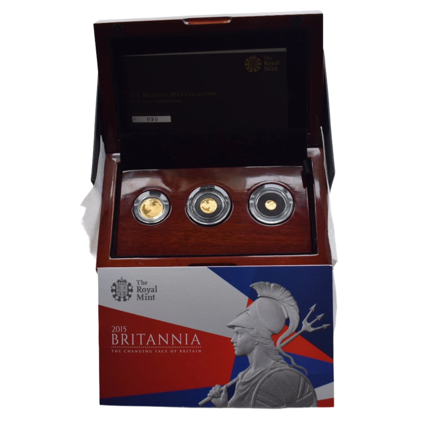 2015 Royal Mint Britannia Gold Proof 3 Coin Small Set