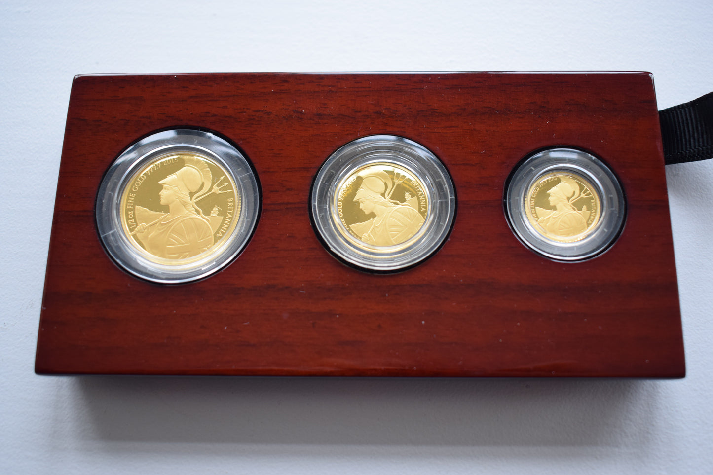 2015 Royal Mint Britannia Gold Proof 3 Coin Set