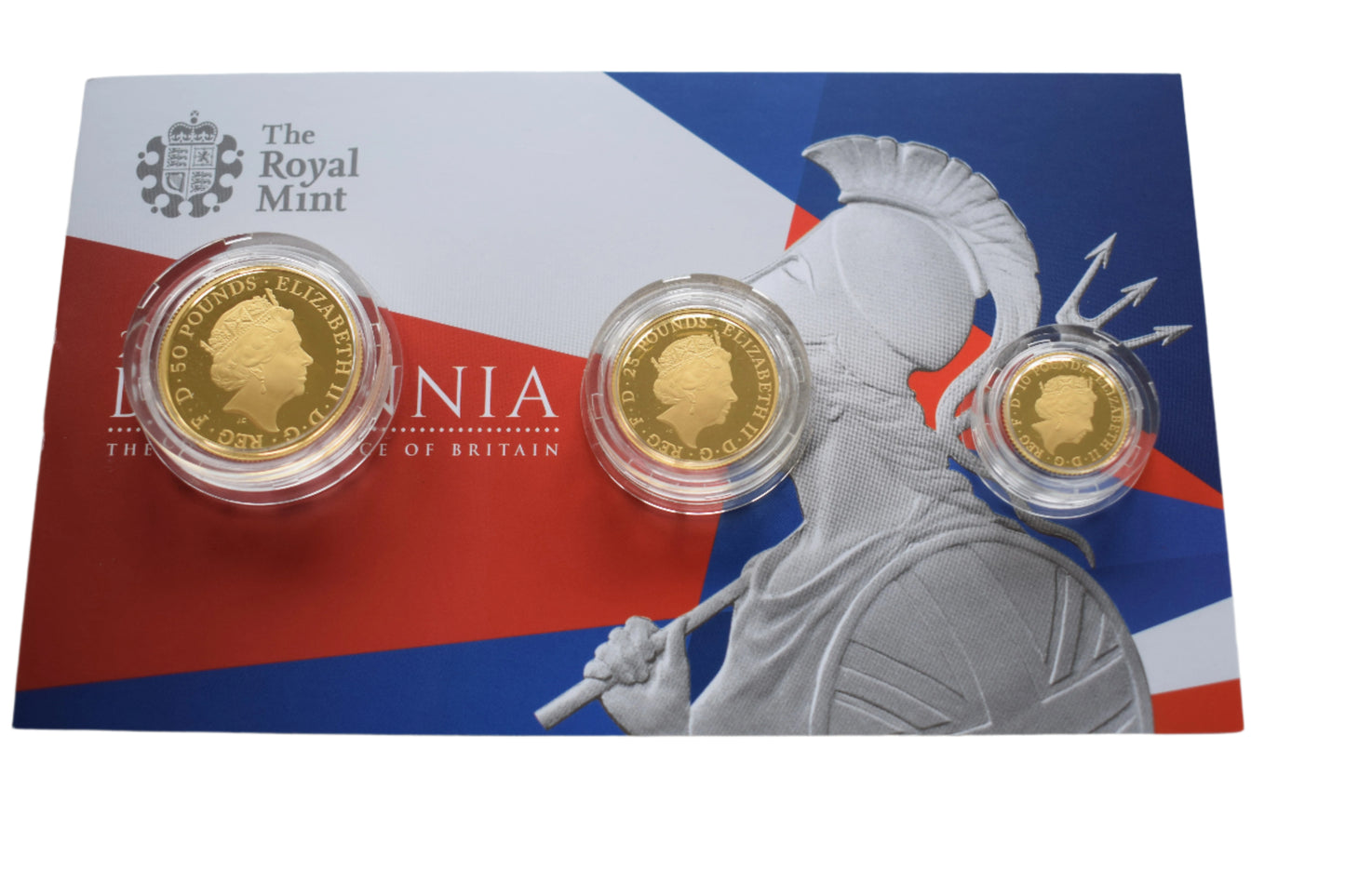 2015 Royal Mint Britannia Gold Proof 3 Coin Set