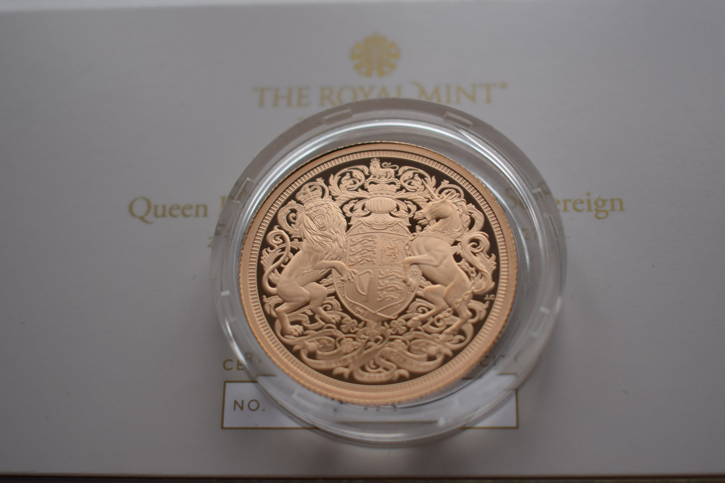 2022 Royal Mint QE II Memorial Gold Proof 4 Coin Sovereign Set