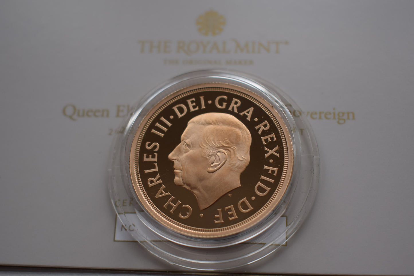 2022 Royal Mint QE II Memorial Gold Proof 4 Coin Sovereign Set