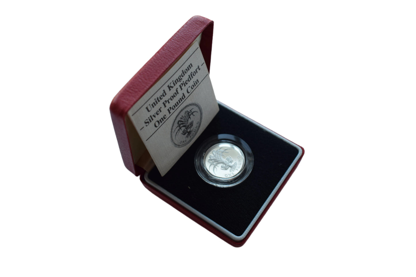 1985 Welsh Leek Silver Proof Piedfort £1 Coin