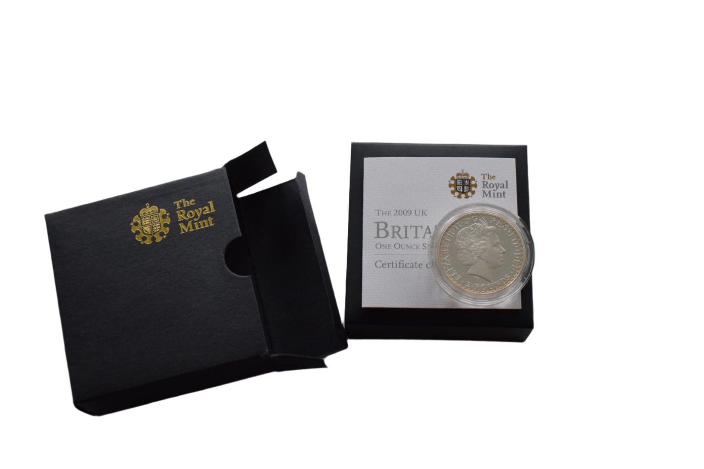 2009 Royal Mint QE II Britannia £2 Silver Proof 1 Oz Coin