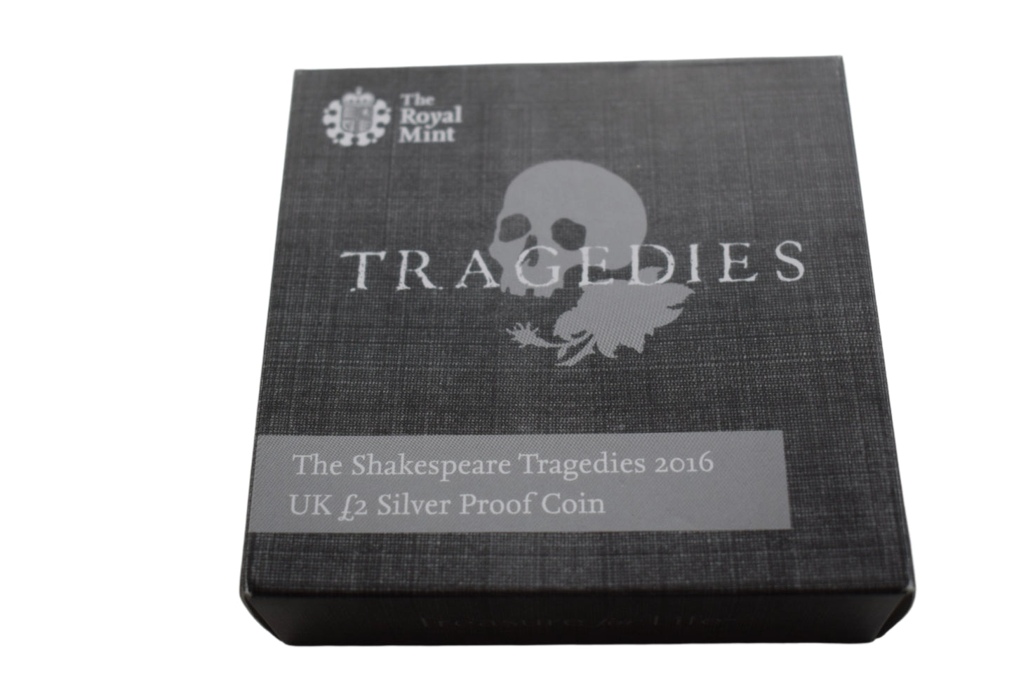 2016 Royal Mint Shakespeare Tragedies Silver Proof £2 Coin