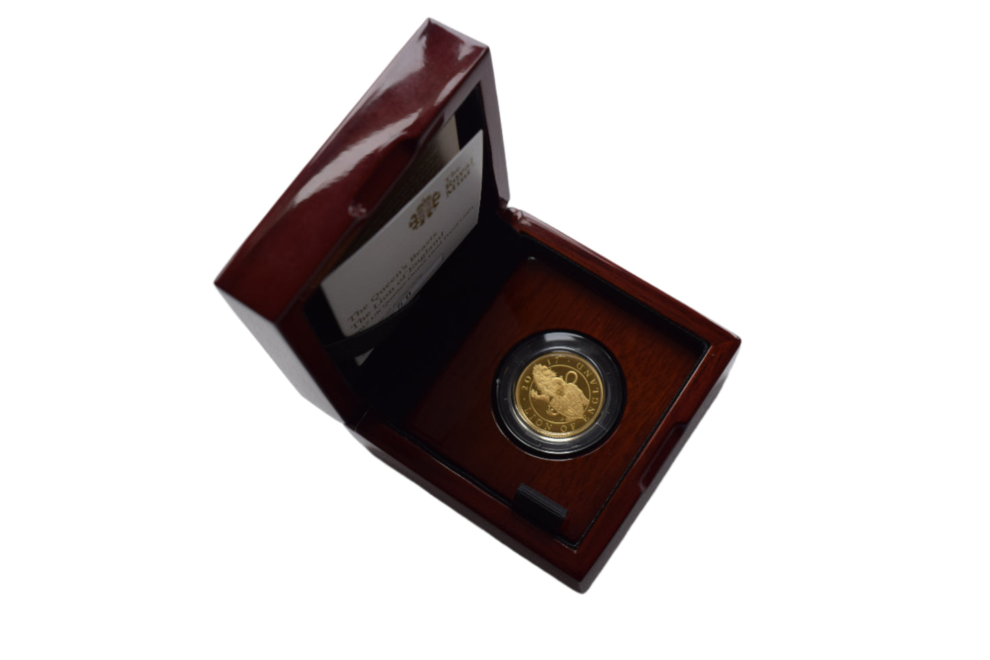 2017 Queens Beasts The Lion of England 1/4 oz Gold Proof Coin