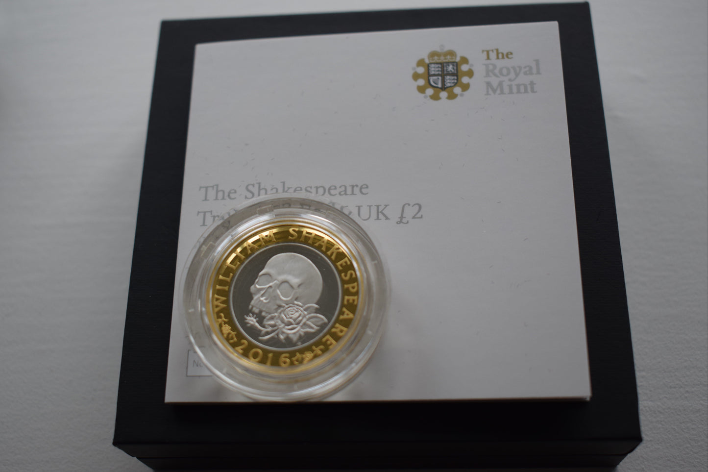 2016 Royal Mint Shakespeare Tragedies Silver Proof £2 Coin