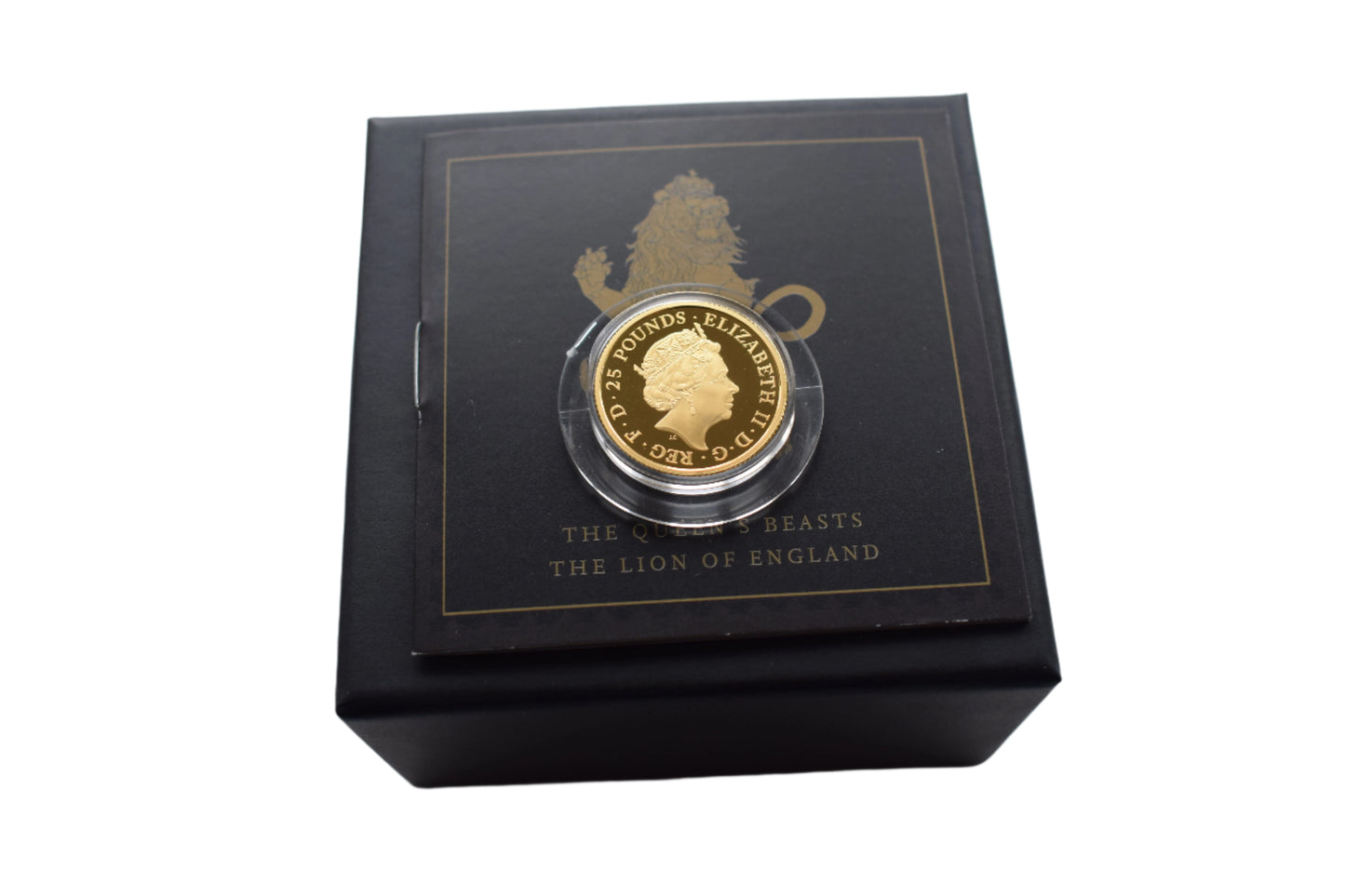 2017 Queens Beasts The Lion of England 1/4 oz Gold Proof Coin