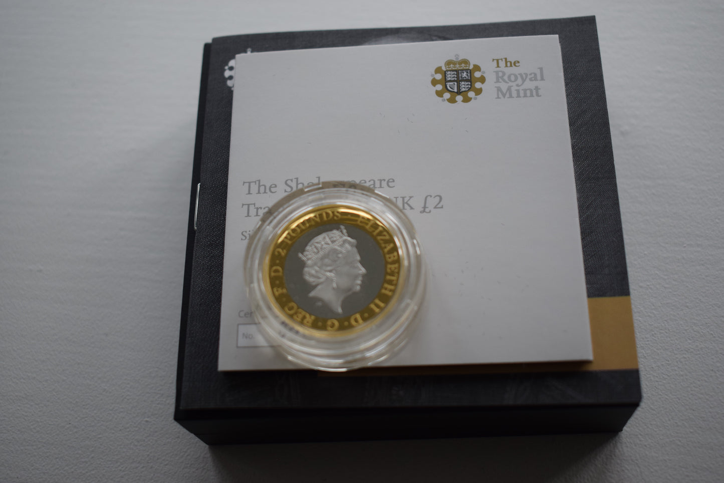 2016 Royal Mint Shakespeare Tragedies Silver Proof Piedfort £2 Coin