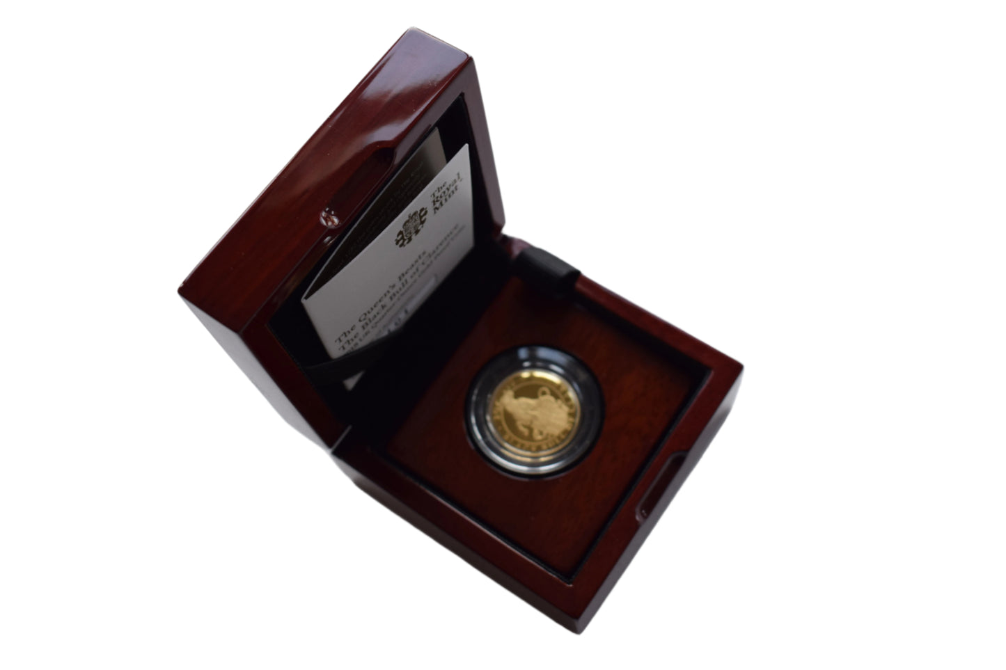 2018 Queens Beasts The Black Bull of Clarence 1/4 Oz Gold Proof Coin