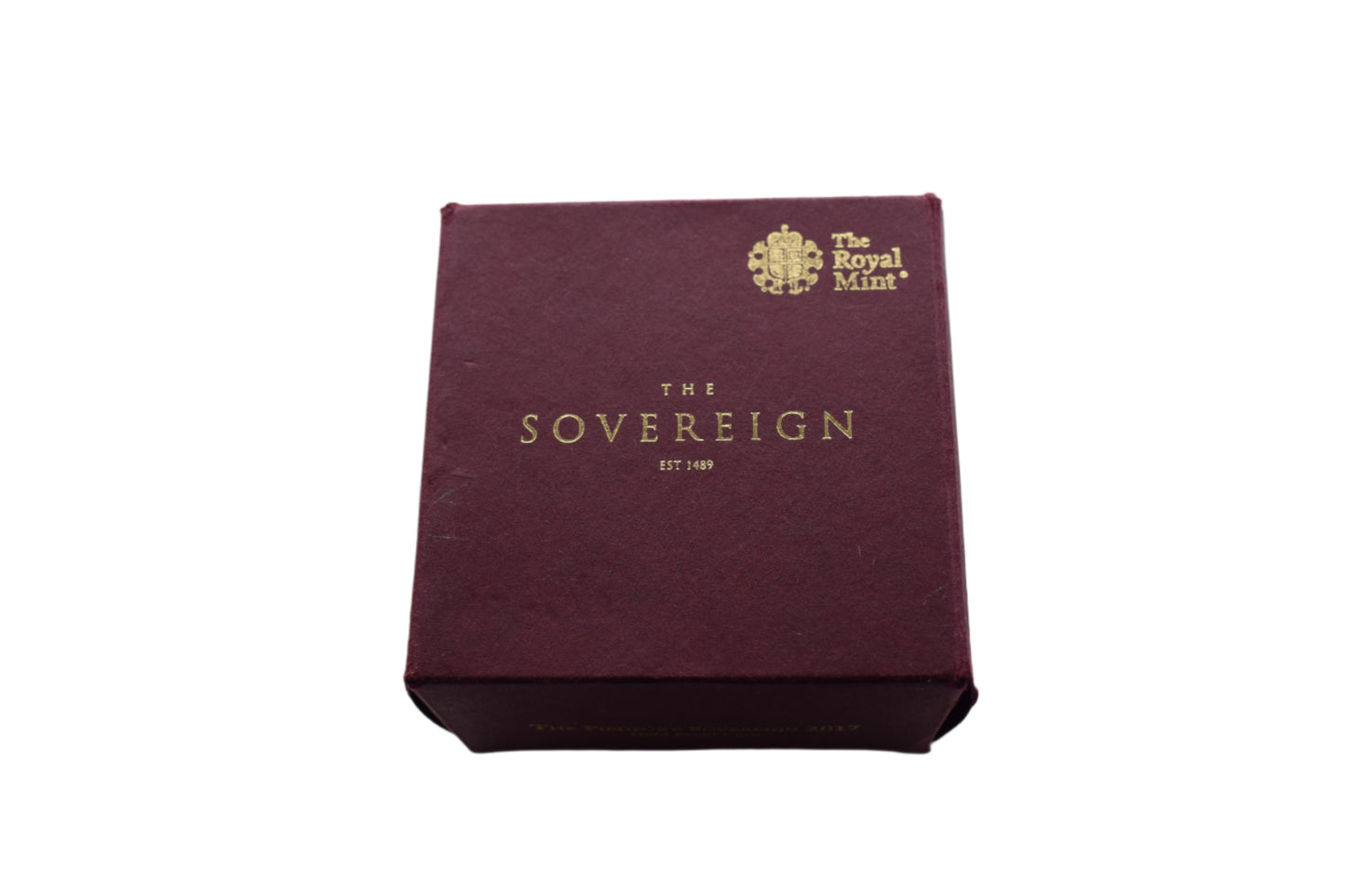 2017 Gold Proof Piedfort Sovereign