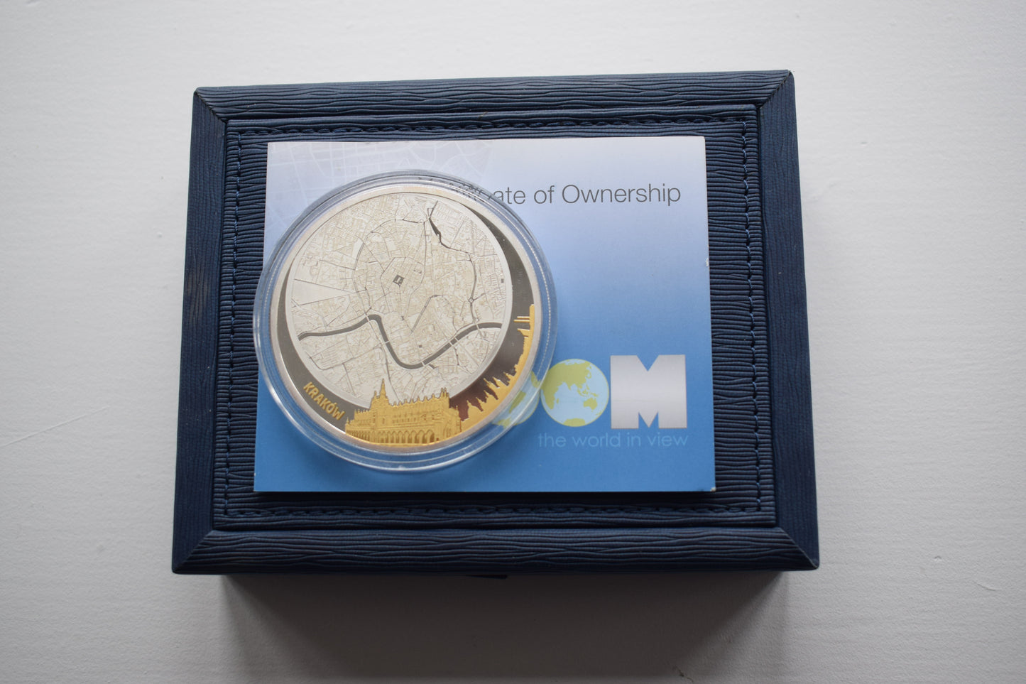 2012 Fiji Krakow Guilded $5 Silver Proof Coin