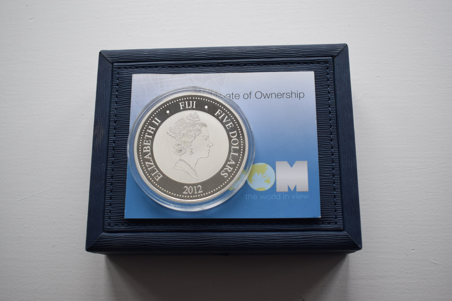 2012 Fiji Krakow Guilded $5 Silver Proof Coin
