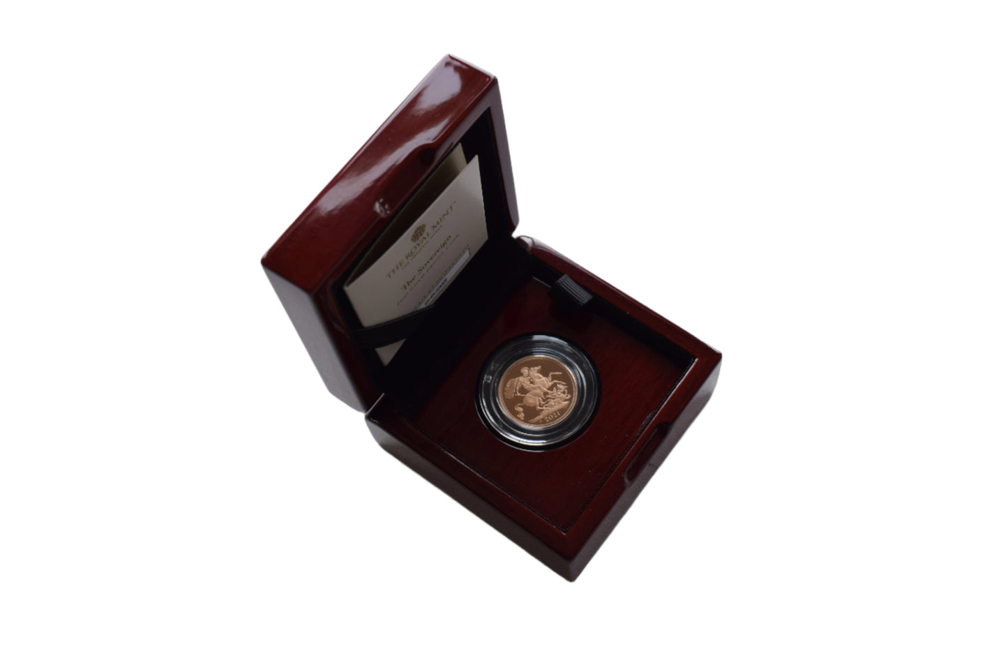 2021 RM QE II George and the Dragon Gold Proof Sovereign