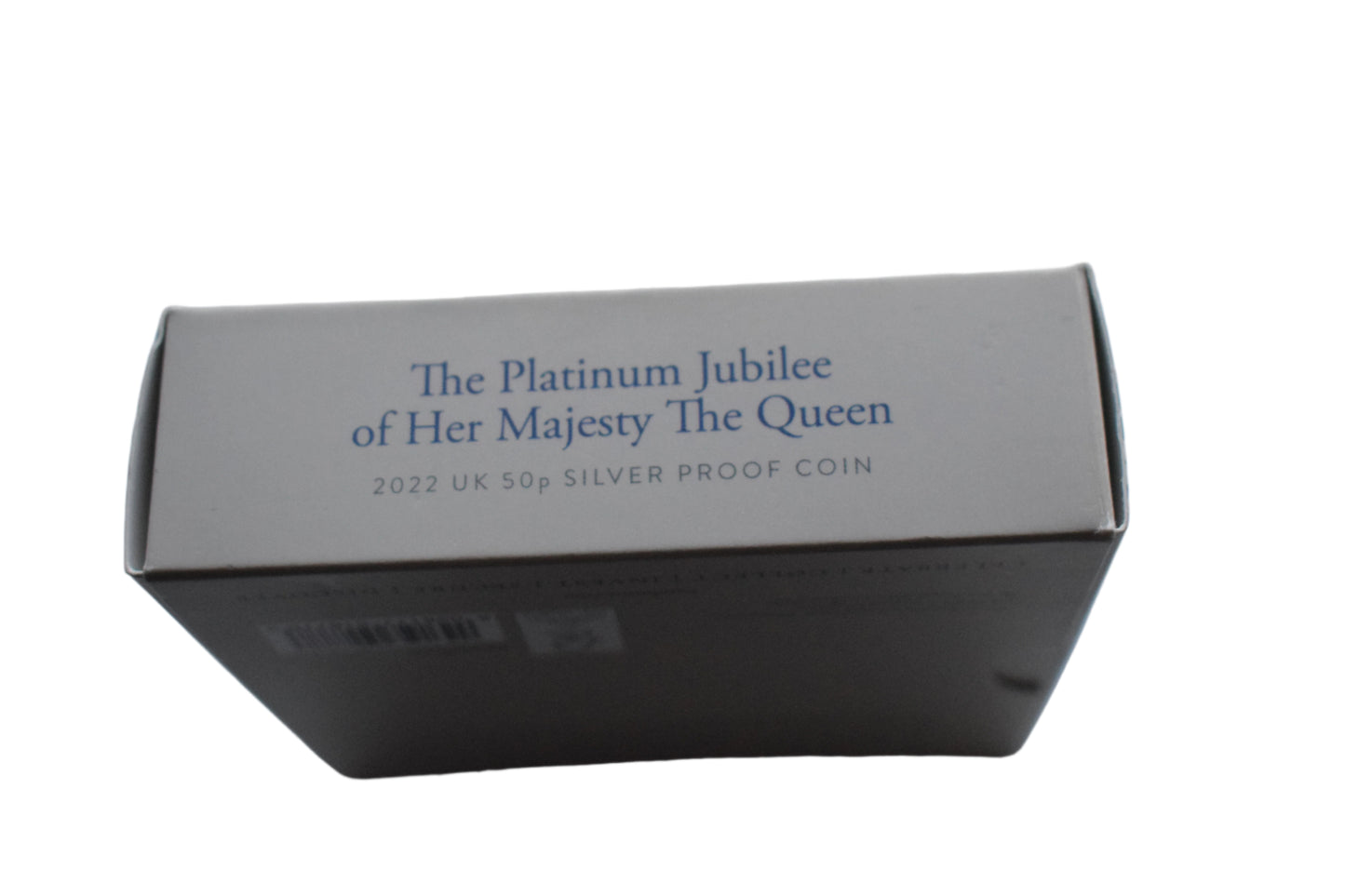 2022 Royal Mint QE II Platinum Jubilee 50p Silver Proof Piedfort Coin