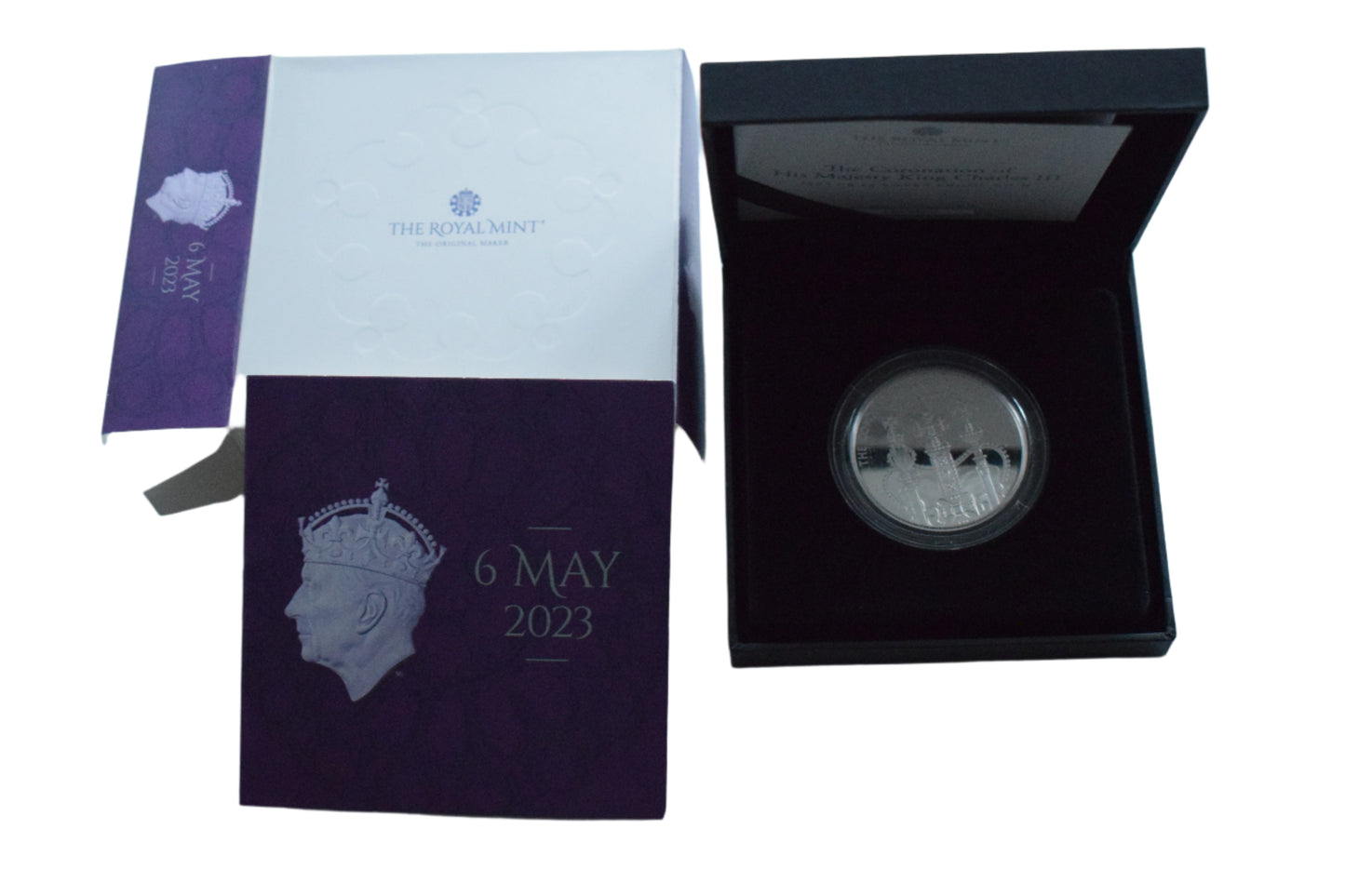 2023 Royal Mint King Charles III Coronation £5 Silver Proof Coin