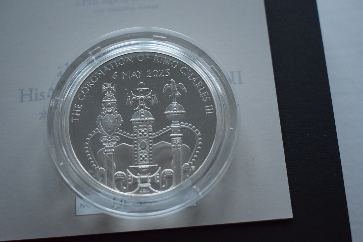 2023 Royal Mint King Charles III Coronation £5 Silver Proof Coin
