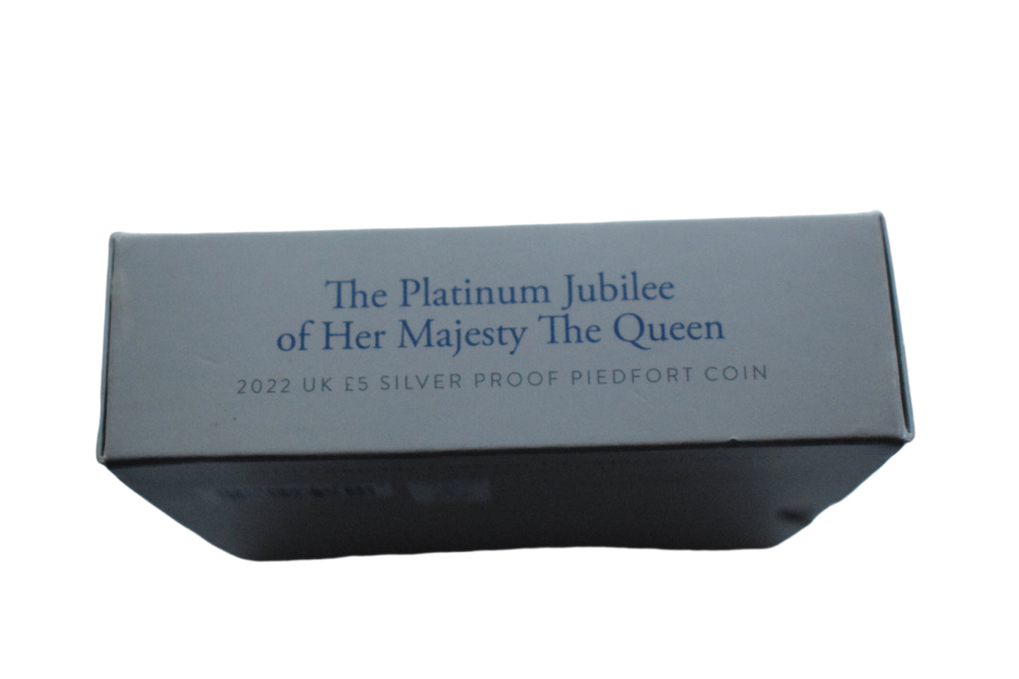 2022 Royal Mint QE II Platinum Jubilee £5 Silver Proof Piedfort Coin