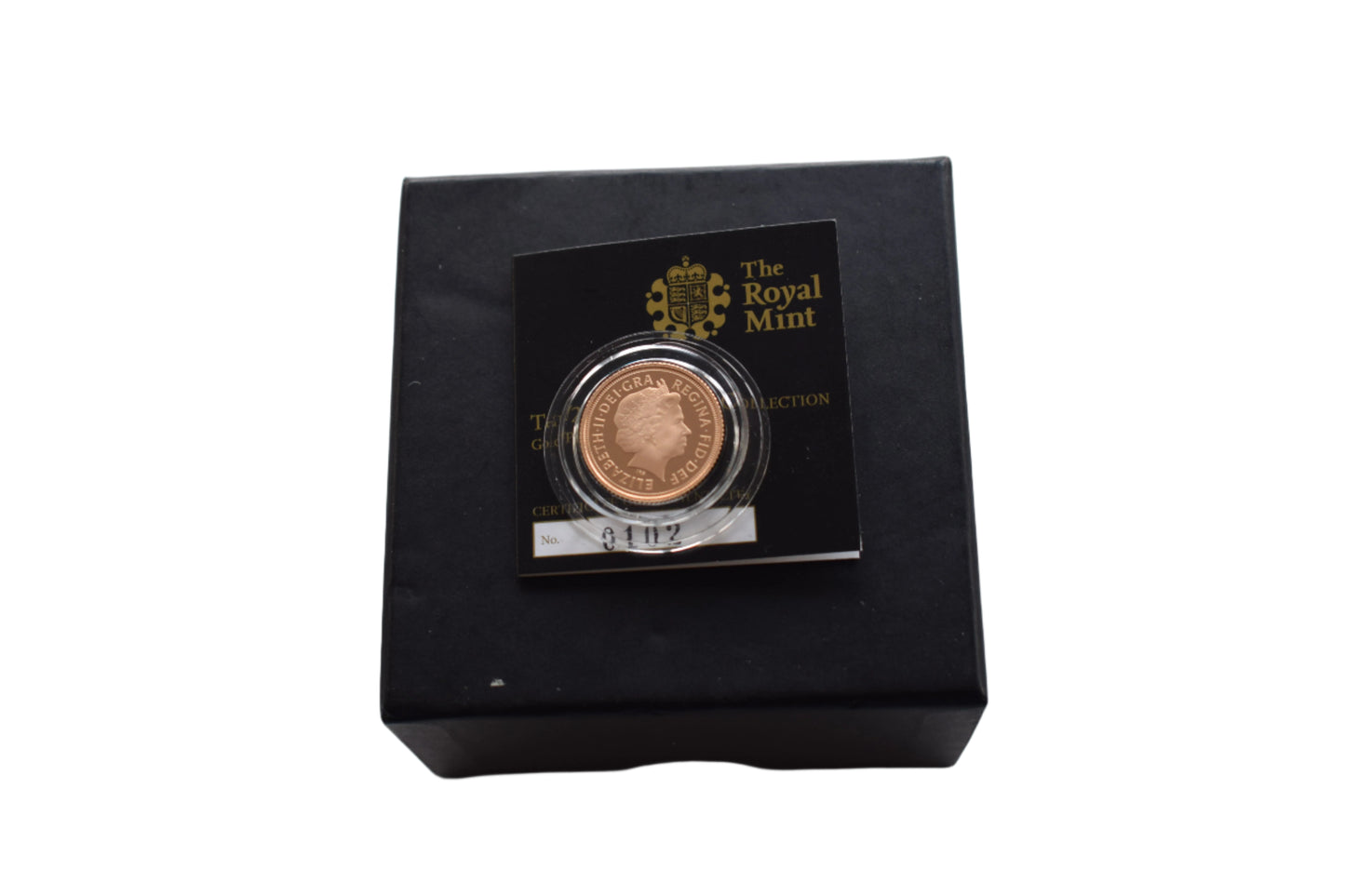 2014 Royal Mint QE II George and the Dragon Gold Proof Sovereign