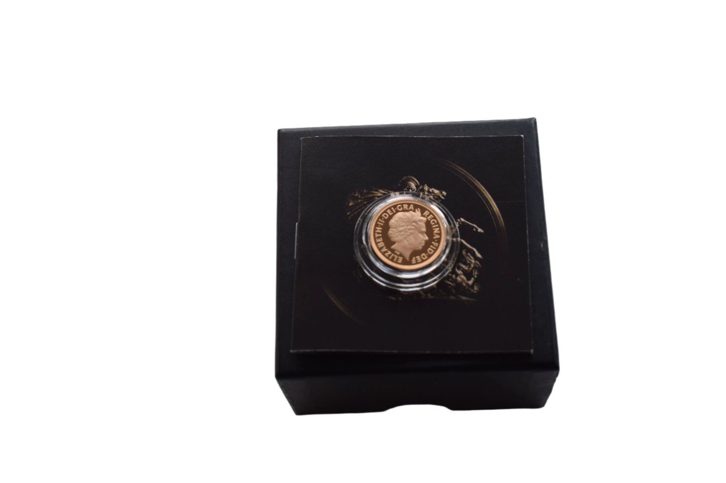 2014 RM QE II George & Dragon Gold Proof Half Sovereign