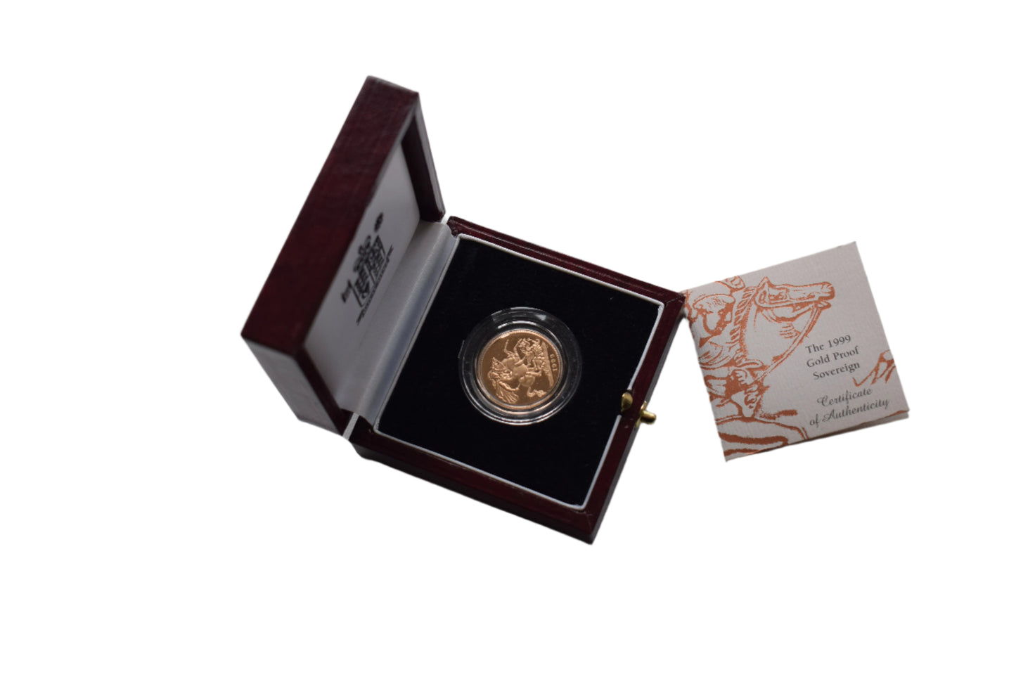 1999 RM George and Dragon Gold Proof Sovereign