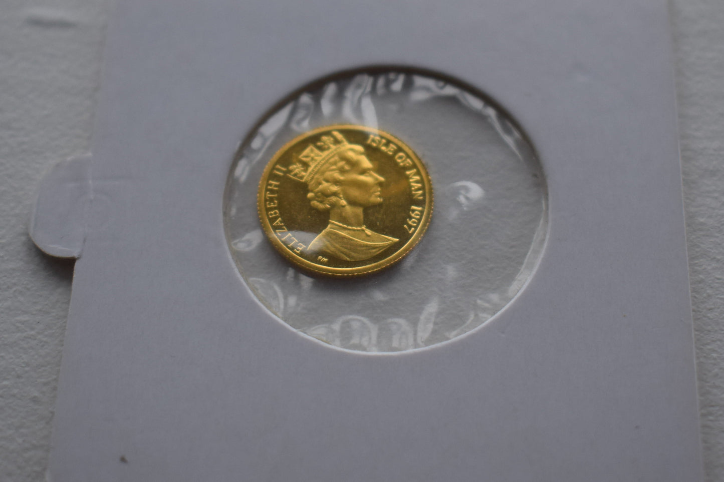 1997 Isle of Man 1/20 Oz Angel Gold Proof Coin