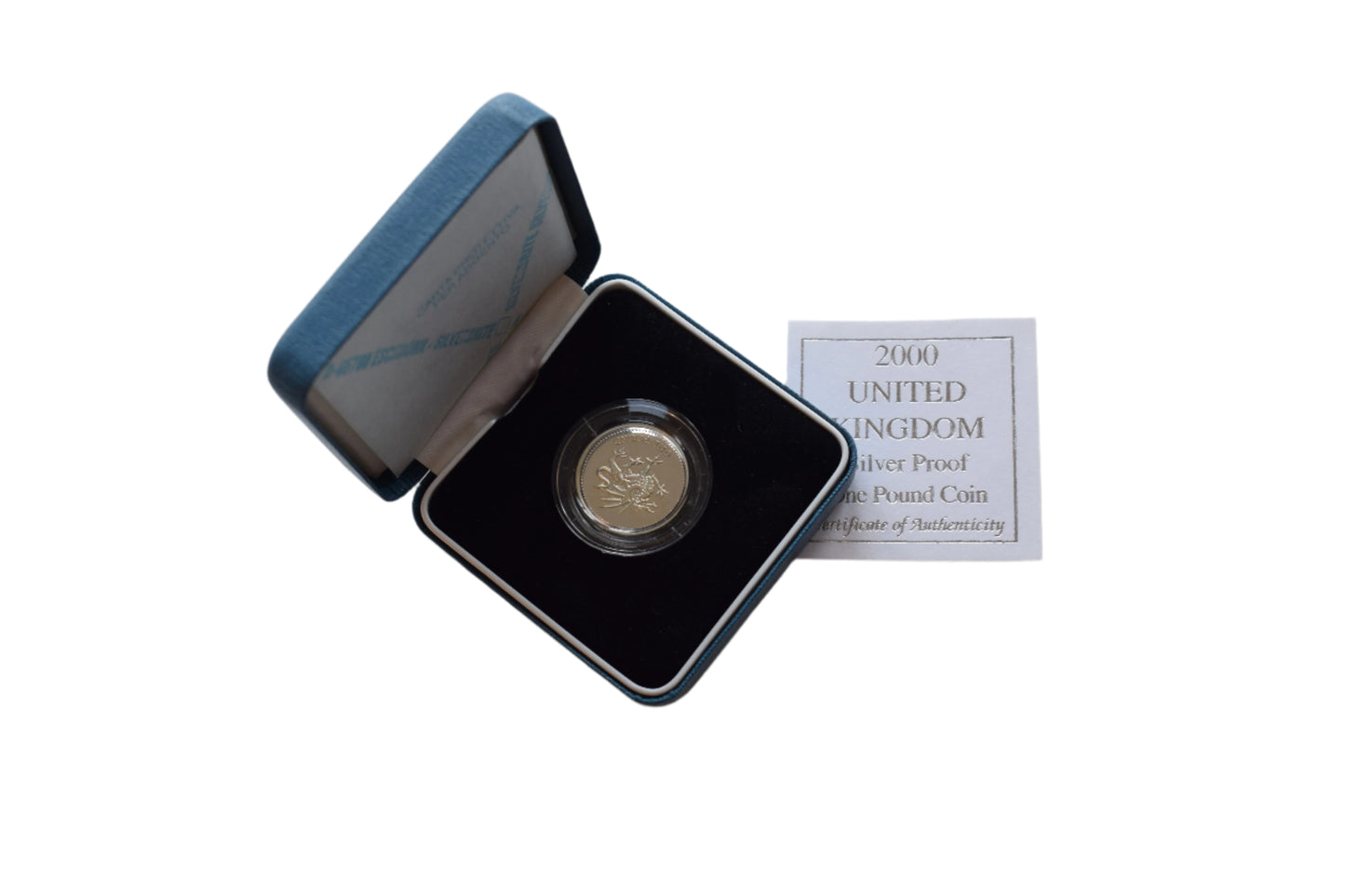 2000 Welsh Flag Silver Proof £1 Coin