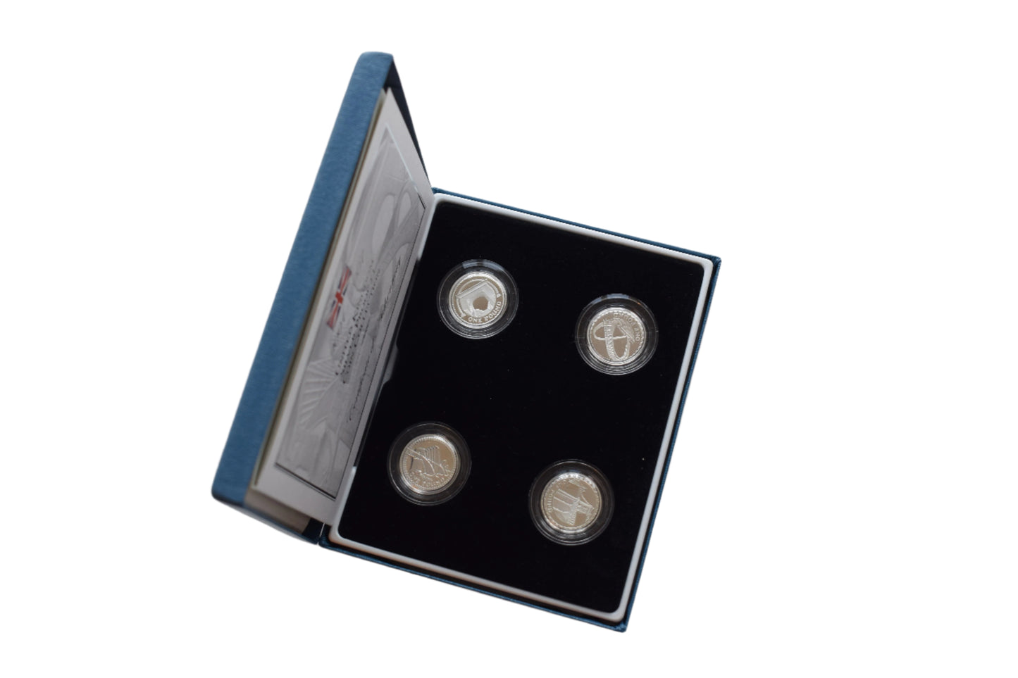 2004-2007 London Bridges Silver Proof £1 4 Coin Set