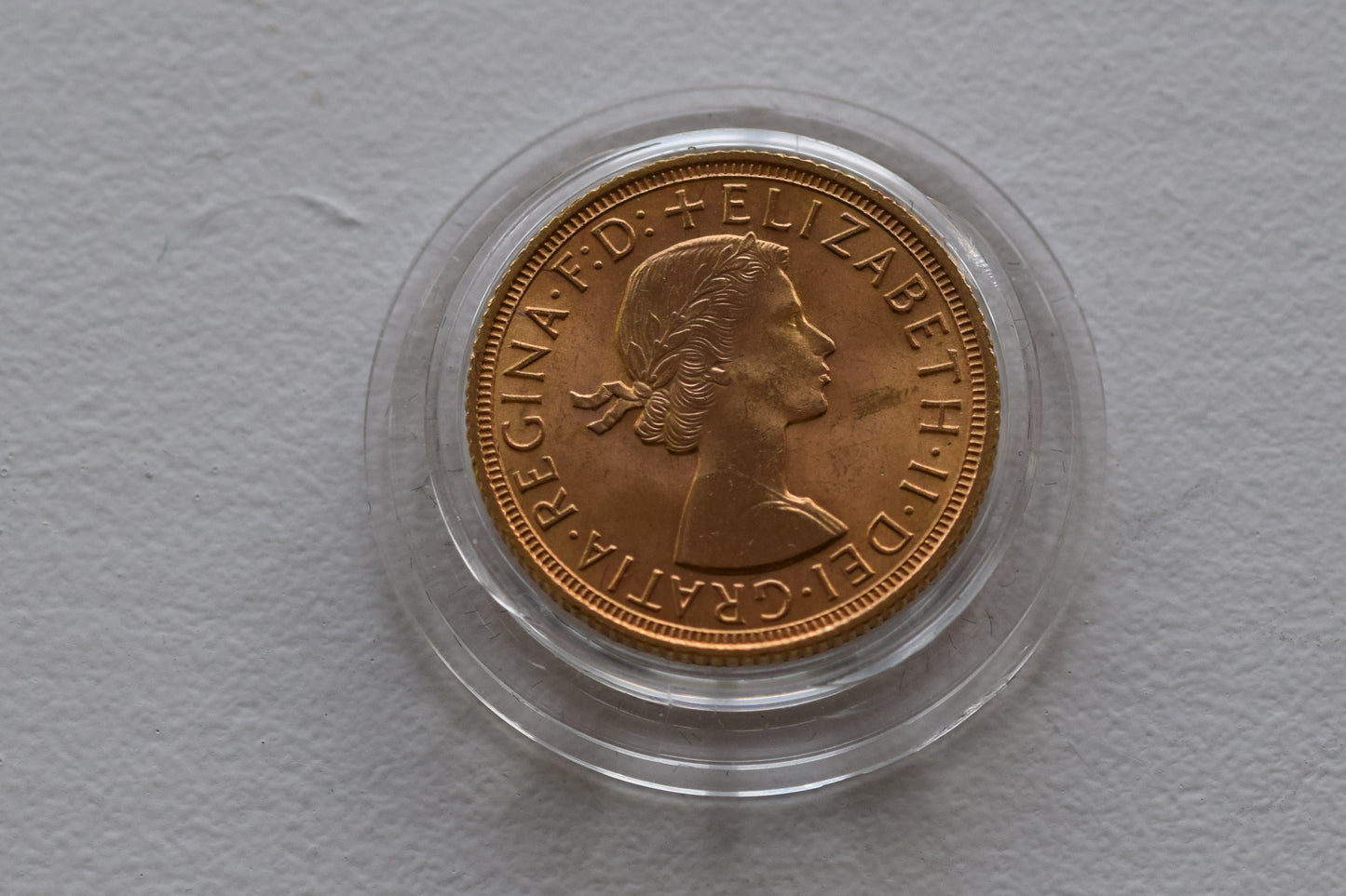 1958 RM QE II George & Dragon Gold Sovereign