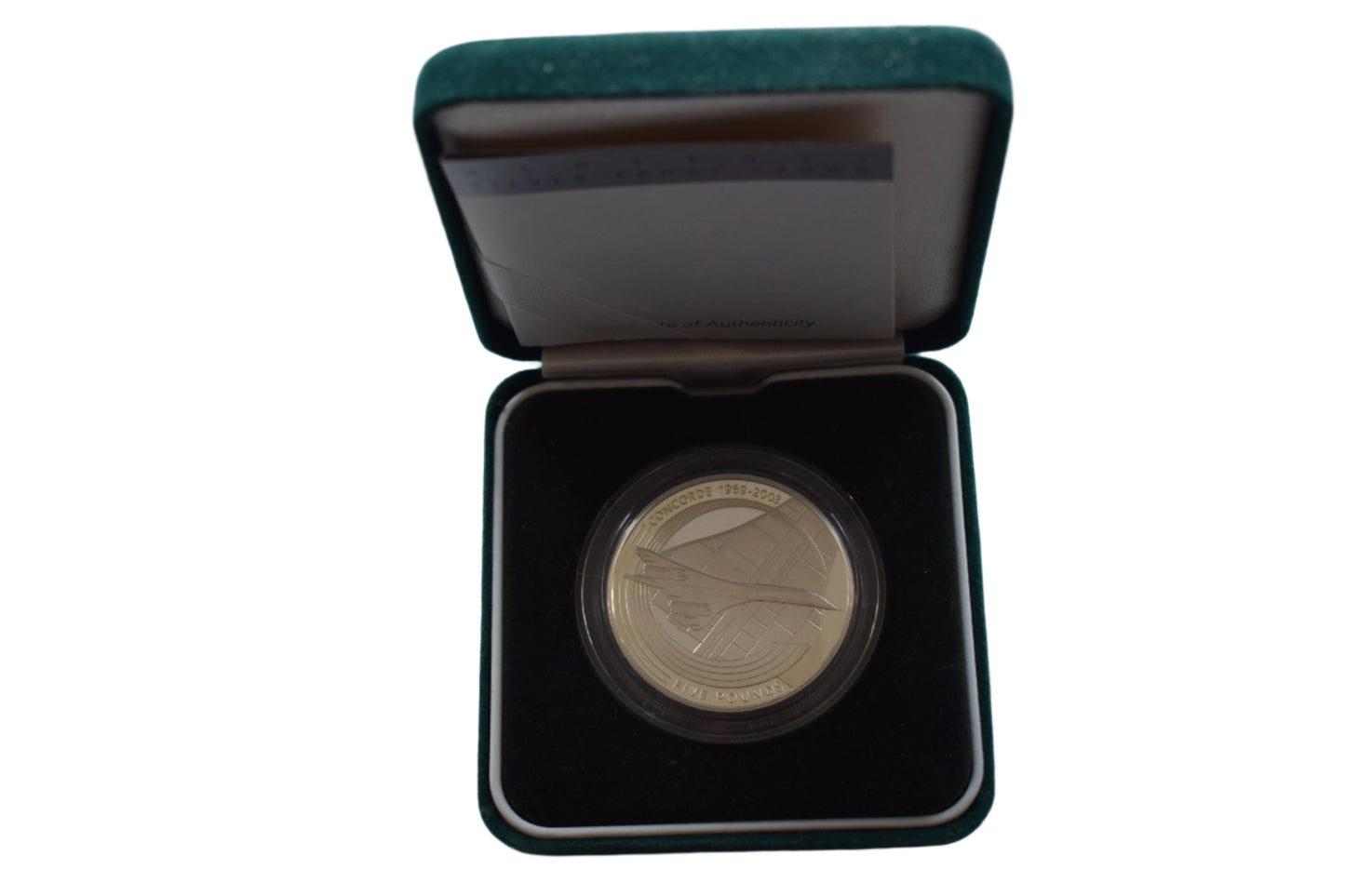 2003 Alderney QE II Concorde Silver Proof Crown