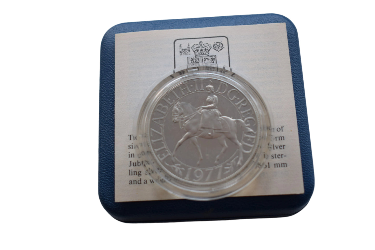 1977 Royal Mint QE II Silver Jubilee Silver Proof Crown