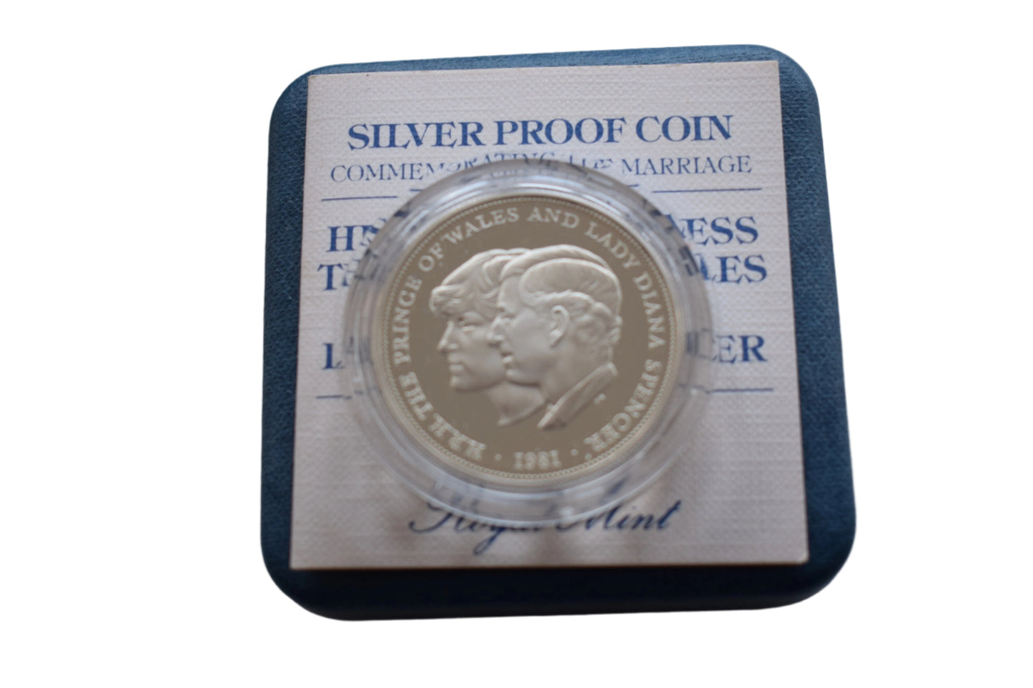 1981 Royal Mint Charles and Diana Marriage Silver Proof Crown