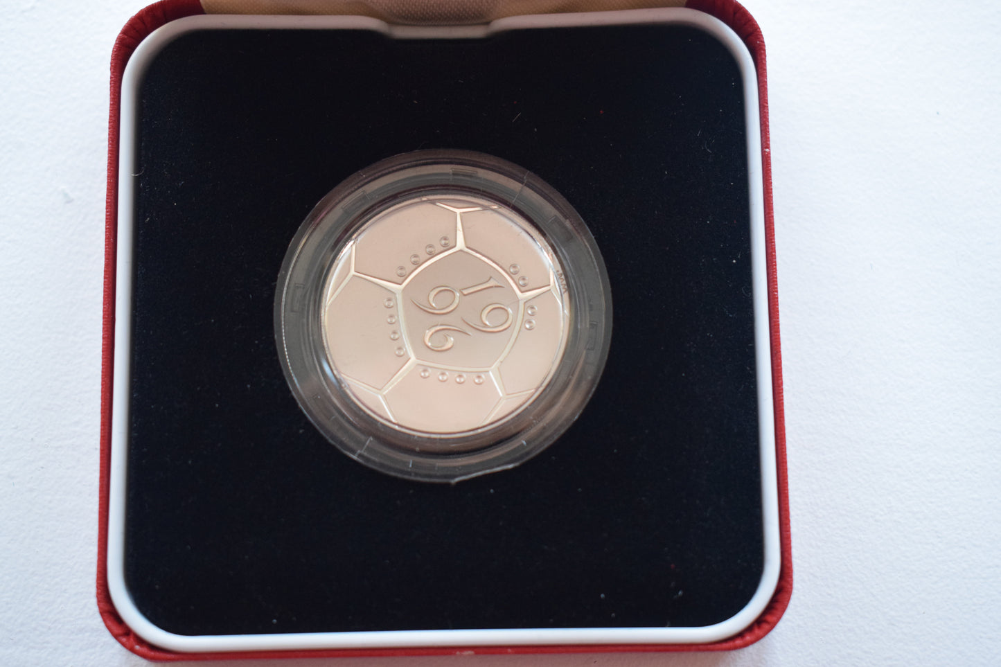 1996 Royal Mint Celebration of Football £2 Silver Piedfort Proof coin