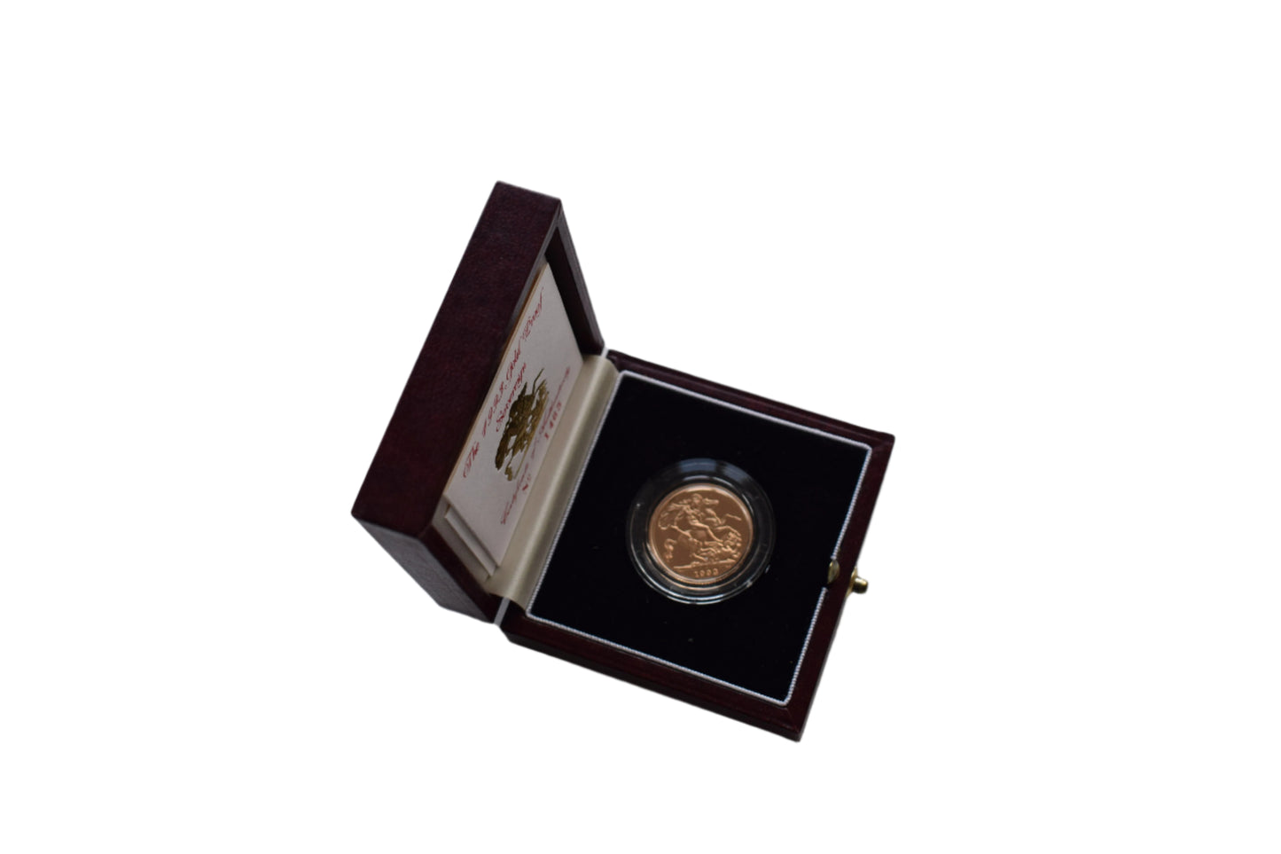1993 Royal Mint George and the Dragon Gold Proof Sovereign
