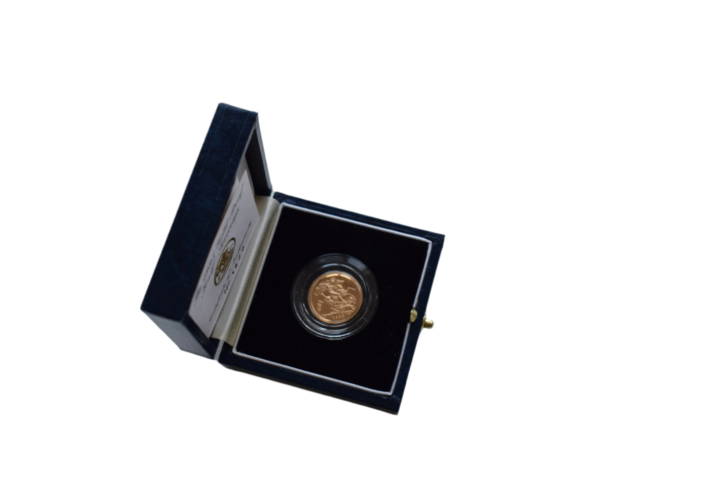 1995 Royal Mint George and the Dragon Gold Proof Half Sovereign