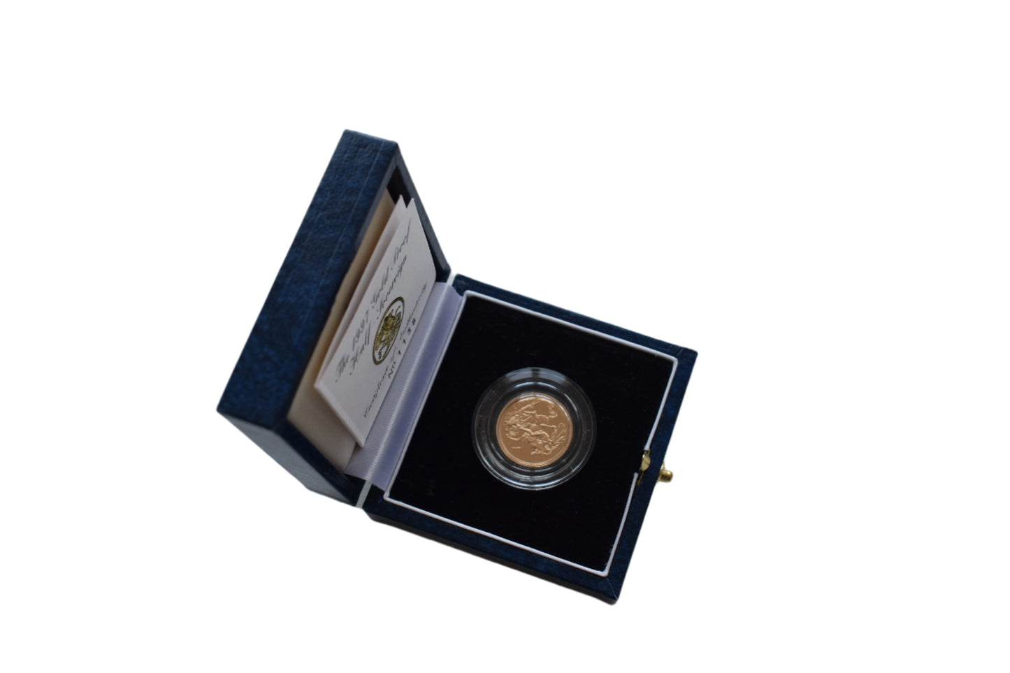 1997 George and the Dragon Gold Proof Half Sovereign