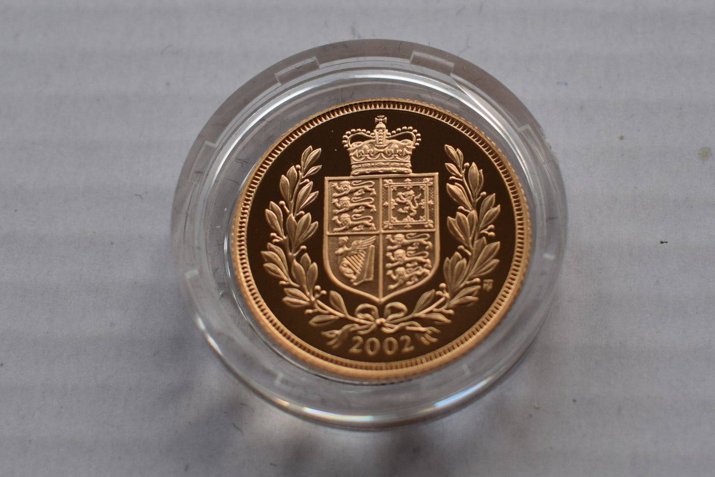 2002 RM Golden Jubilee Design Gold Proof 3 Coin Sovereign Set
