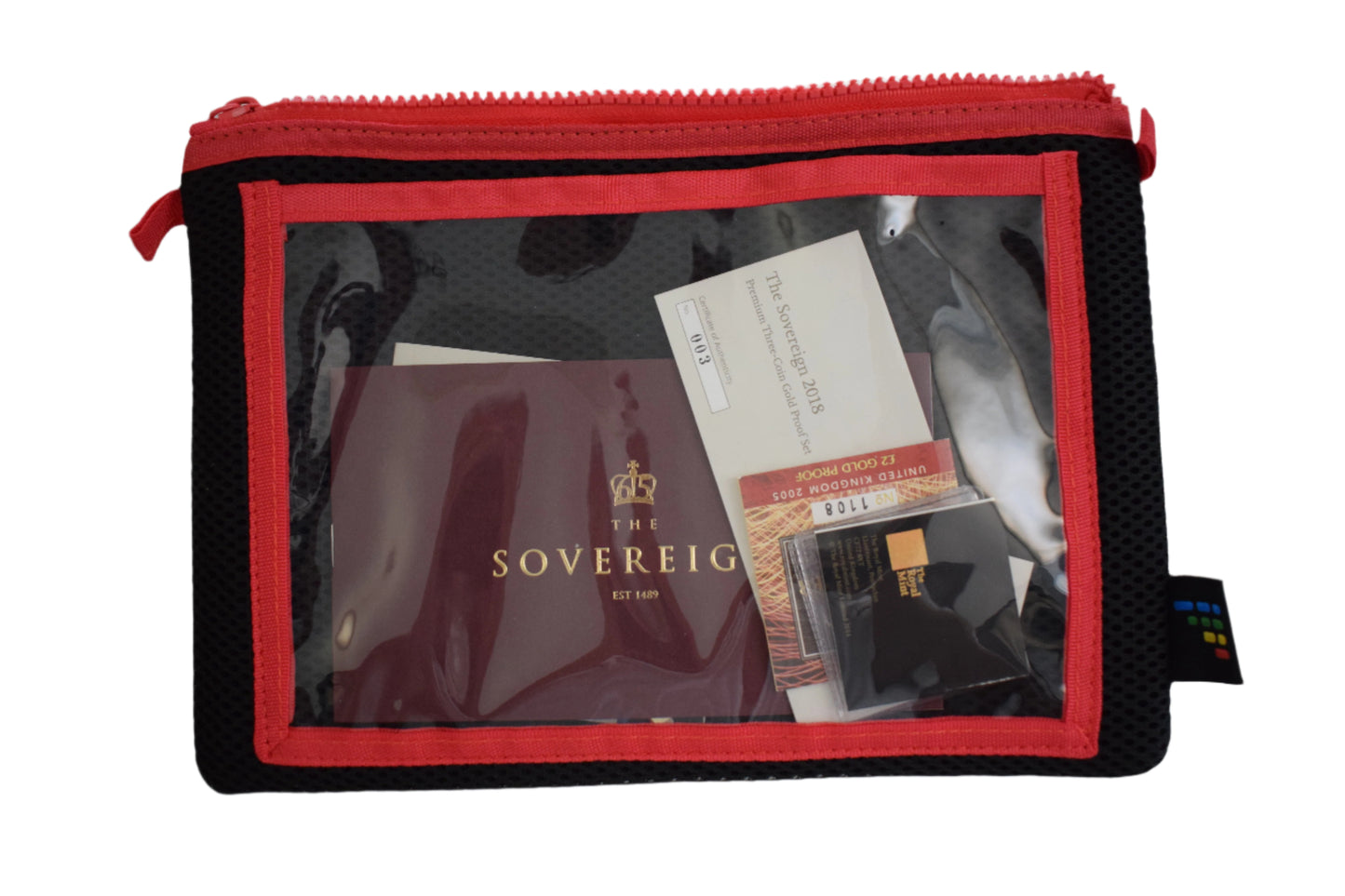 Medium Eco Friendly Gold / Silver Coins Storage Pouch