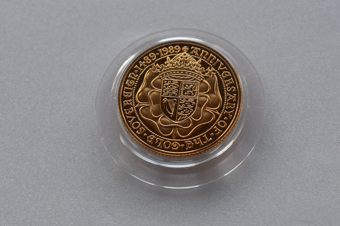 1989 Royal Mint 500th Anniversary Gold Proof 3 Coin Sovereign Set