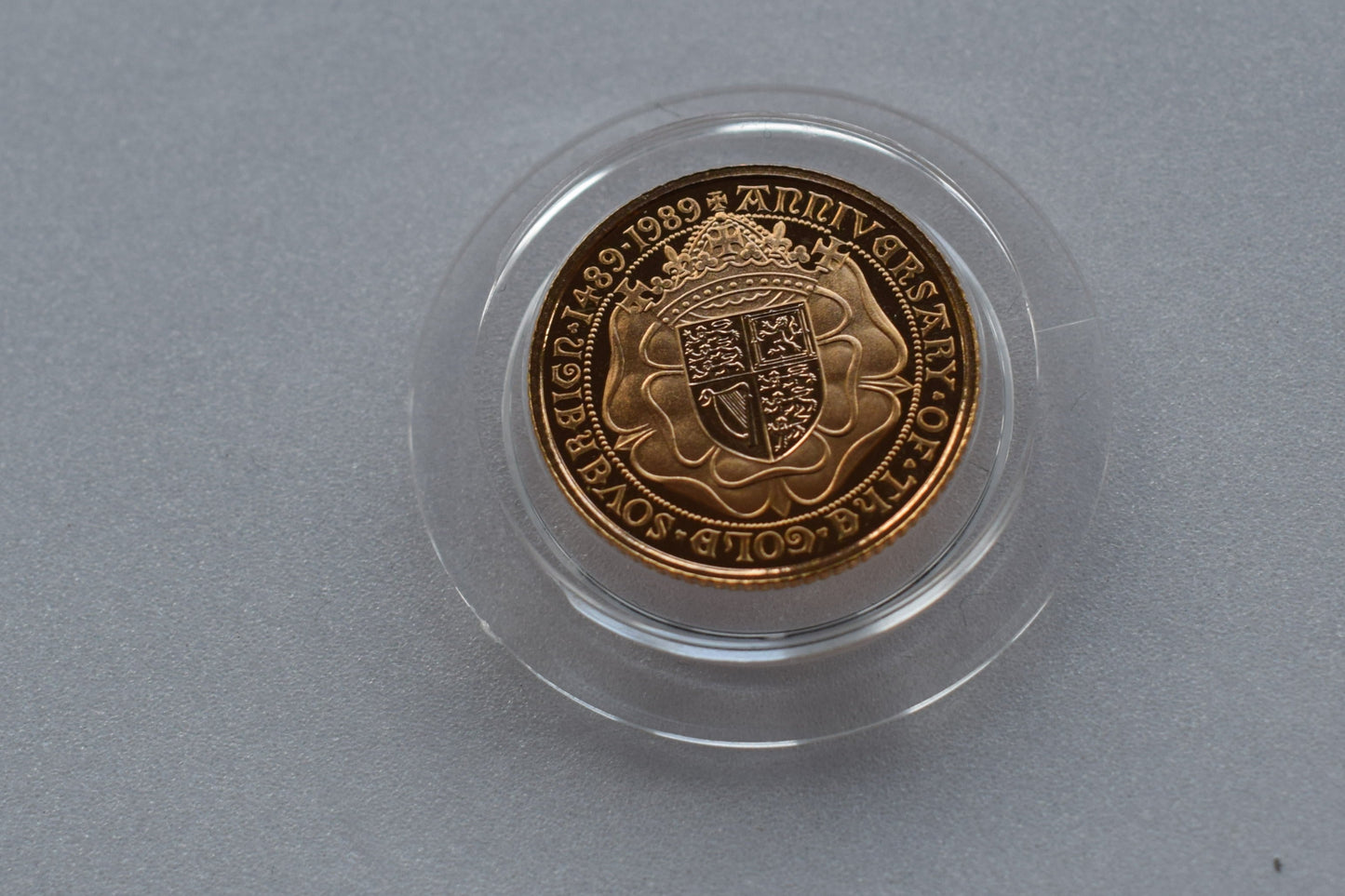 1989 Royal Mint 500th Anniversary Gold Proof 3 Coin Sovereign Set
