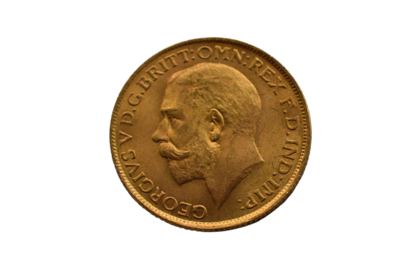 1918 Royal Mint George Dragon Gold India Mint Sovereign